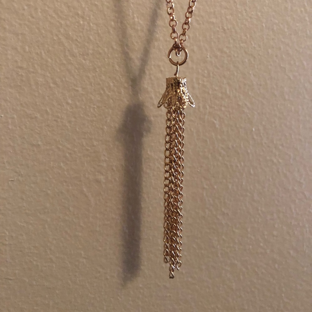 Rose gold necklace